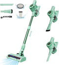 Cordless Vacuum Cleaner Handheld Stick2200mAh Rechargeable Battery 30KPa Lightweight Small Vac Electirc Broom 40Mins Runtime for Home Hard Floor Carpet Pet Hair Cleaning LED Screen