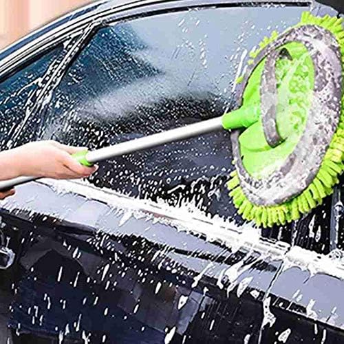 Retractable Car Wash Mop Dust Removal Detachable Dual-use Super Cleaning Water Portable Absorption Rag Tool
