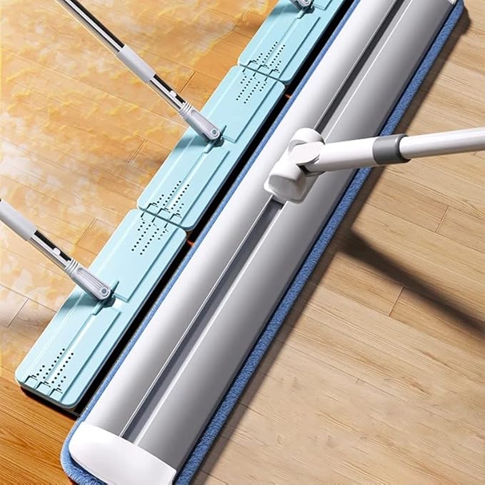 Large Flat mop Self-contained Slide Microfiber Floor Floors