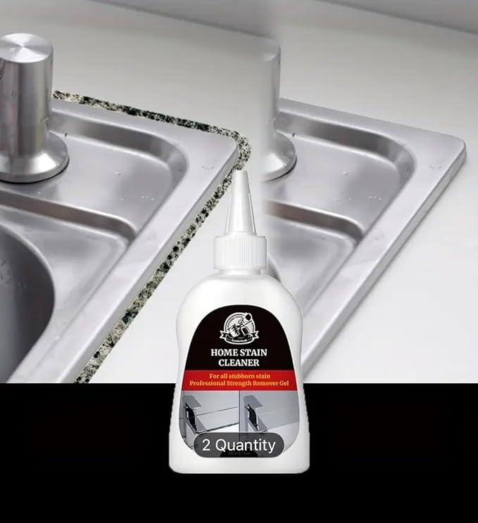 Professional Caulk Cleaner White Bottle Applicator for Bathroom Kitchen Edge Toilet Bottom Sink Edge Ceramic Tile Gaps 2-Pack