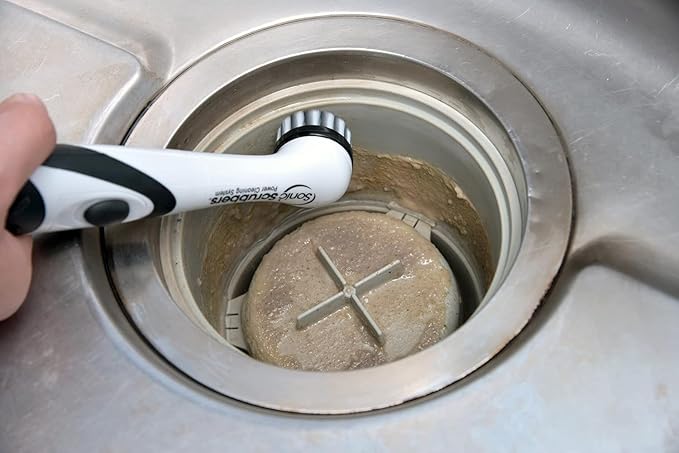 Sonic Scrubber – Super Electric Cleaning Brush | 3 Heads &amp 4 Multi-Firm Pads to Scrub Polish &amp Clean Tile Grout Kitchen Bathroom &amp More | Water-Resistant | Well-Loved in Japan