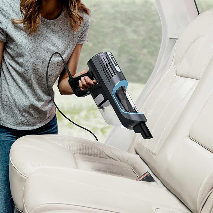 Shark UV580 Corded Stick Vacuum Performance Ultralight DuoClean with Self-Cleaning Brushroll Removable Handheld Blue (Renewed)