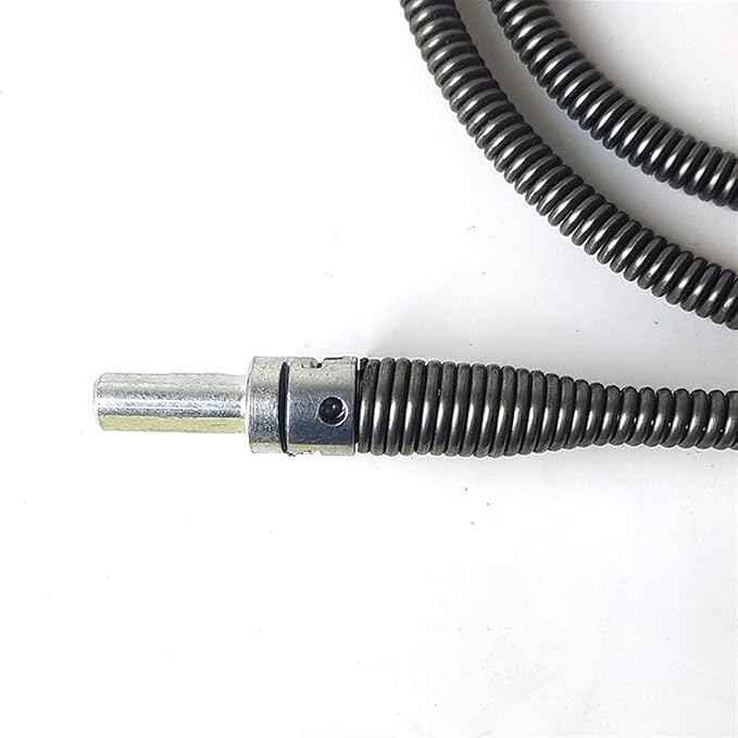 Mdingbao-Compression Spring Kitchen Toilet Sewer Blockage Tool Pipe Dredge 1.5m Length Dredge Pipes Sewer Sink Cleaning Clogs Drain Spring with Connector Good Corrosion Resistance