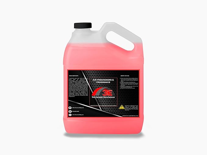 Car Air Freshener Concentrate 128 fl oz Professional Automotive Interior Fragrance Ready to Use Liquid Multiple Scents (Cherry)