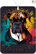 Dog Face Car Freshener Set of 6 - Painting Car Air Freshener - Printed Air Freshener for Car