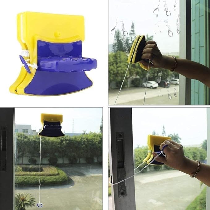 Double-Side Magnetic Glass Window Cleaner (Glass Thickness 3-6 mm)