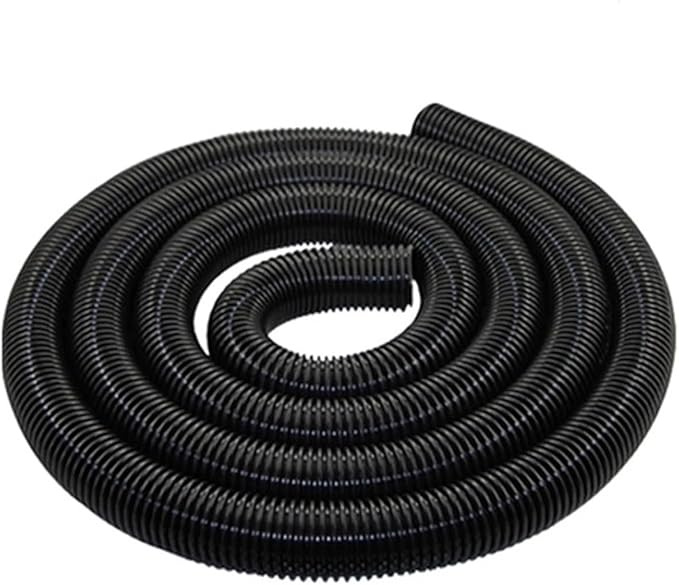 General Vacuum Cleaner Hose Inner 40mm Outer 48mm Bellows Straws Industrial Thread Hose Durable Vacuum Cleaner Part Soft Pipe(Black-2m (40mm))