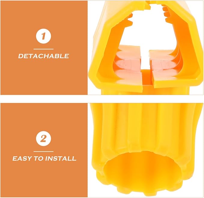 2pcs Detachable Mop Head Clamp Floor Mop Replacement Holder Head Clip for Easy Maintenance Compatible with Tile and Laminate Floors