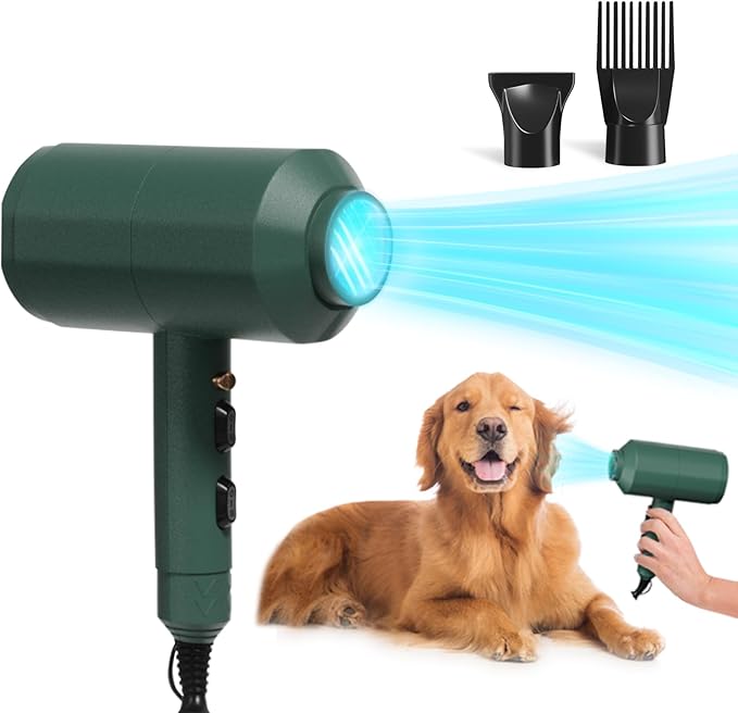 Dog Cat Hair DryerProfessinal Double Force Grooming Blower Dryer for Medium/Small PetsIEC &amp UL Certificated