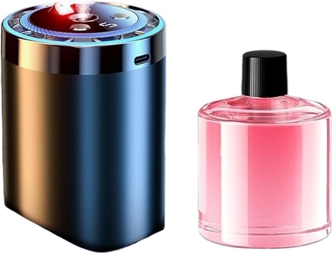 5 Modes Car Air Freshener - Electric Aroma Diffuser for Car Air Vent - Essential Oil Mist Humidifier &amp Aromatherapy Fragrance Diffuser(Gardenia)