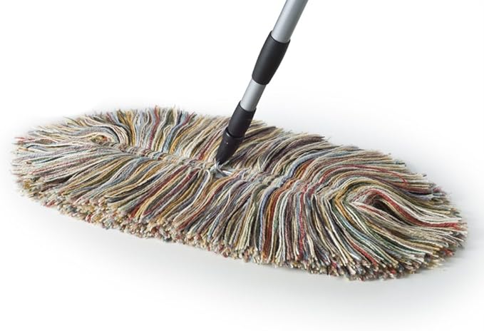 Sladust Wooly Mammoth Dust Mop with Telescoping Handle Made in The USA