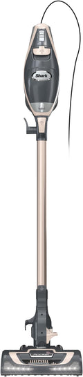 Shark Rocket Pro DLX | Corded Stick Vacuum | Removable Hand Vacuum Advanced Swivel Steering XL Dust Cup Capacity | Crevice Tool Upholstery Tool &amp Anti-Allergen Dust Brush | Gold | HV371GD