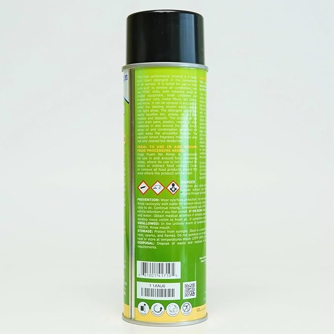 Nu-Calgon 4171-75 Evap Foam No Rinse Evaporator Coil Cleaner 18 OZ