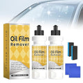 Car Glass Compound for Automotive Glass Cleaner 2025 New Durable Water Stain Remover Efficient Oil Film Cleaner Versatile Glass Cleaning Kit for Automotive Use (2)