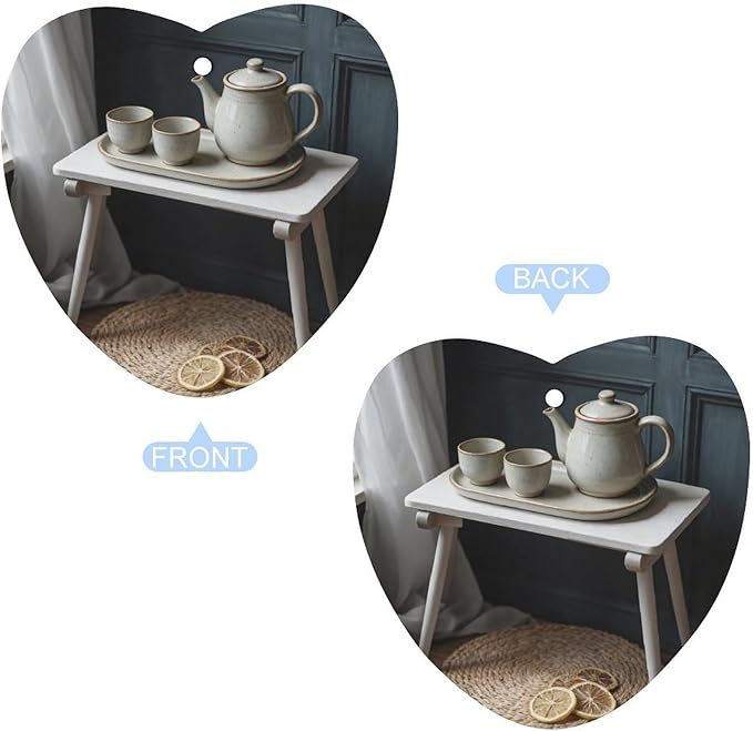 5PCS Car Air Freshener Hanging Personalized Double Sided Tea Set Lemons Car Fresheners Long Lasting New Cars Scents Cute Automotive Freshies for Closets Drawers (tea)