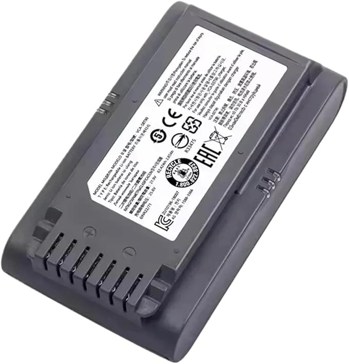 Cordless Stick VacuumCompatible For Samsung Vacuum Cleaner 21.6V 5000mAh Li-ion Battery Jet 90/Jet 75 Pet/Jet 75 VCA-SBT90/XAA(3500mah)
