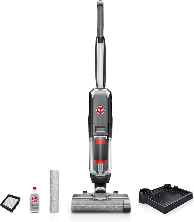 Hoover Streamline Corded Hard Floor Cleaner Machine Wet Dry Vacuum Floor Cleaning Machine Self Cleaning System Ideal for Hardwood Luxury Vinyl Tile and More