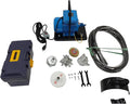 Hand-Pushed Electric Deck Rust Remover with 5 Brush Heads Steel Plate Surface Rust Remover Handheld Deck Scaler with 22.97Ft Length Cable 110V 1100W
