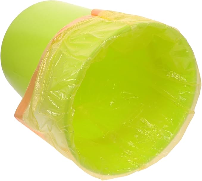 10 Packs Disposable Drawstring Garbage Bags Each Thick Plastic Trash Bags with Handles Waste Organizer for Kitchen Office Living Home Supply Total