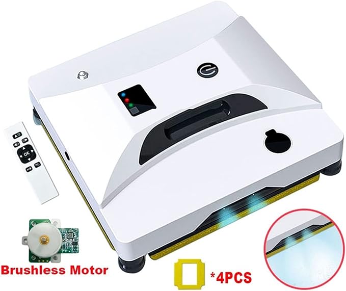 Window Cleaning Robot Square Window Cleaning Robot Electric Window Cleaning Machine Intelligent Magnetic Glass Cleaning Machine Window Cleaner Robot for Window Tiles Bathrooms