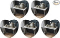 5PCS Car Air Freshener Hanging Personalized Double Sided Tea Set Lemons Car Fresheners Long Lasting New Cars Scents Cute Automotive Freshies for Closets Drawers (tea)