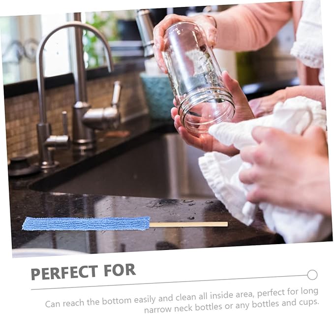 Zerodeko 36pcs Practical Glass Cup Cleaners Multi-Functional Cleaning Glass Bottle Brush Easy to Use Washing Cleaners