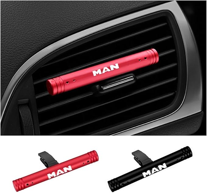Car Interior Air Freshener Vent Clip - Aromatherapy Diffuser for MAN TGX TGM TGA TGS TGE - Solid Scented Air Freshener Accessory(5pcs Lemon)