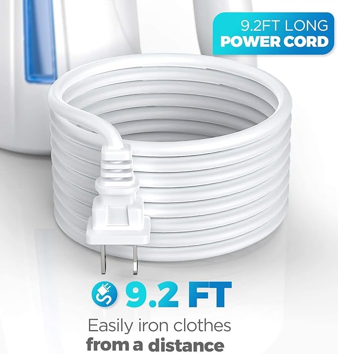 OGHom Steamer for Clothes Handheld Clothing Steamer for Garment 240ml Big Capacity 700W Portable Travel Steam Iron (Blue)