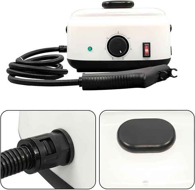 findmall 2500W High-Pressure Steam Cleaner 1500ml Portable Steamer for Cars Bathrooms and Upholstery Cleans Grime Grease Stains