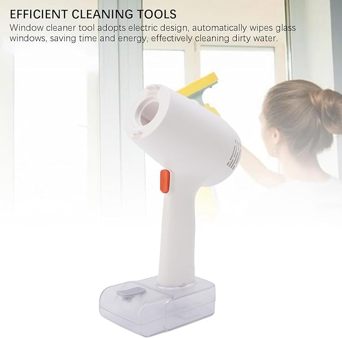 Cordless Window Vacuum Cleaner Strong Suction Electric Window Tool Suitable for Shower Wall Glass Mirror Countertop Tiles