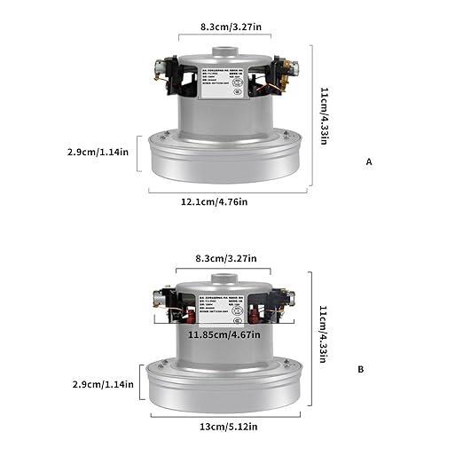 Efficient 220V Vacuum Cleaners Motor Replacement Part For Carpet And Floor Cleaning Suitable For Diverses Environments