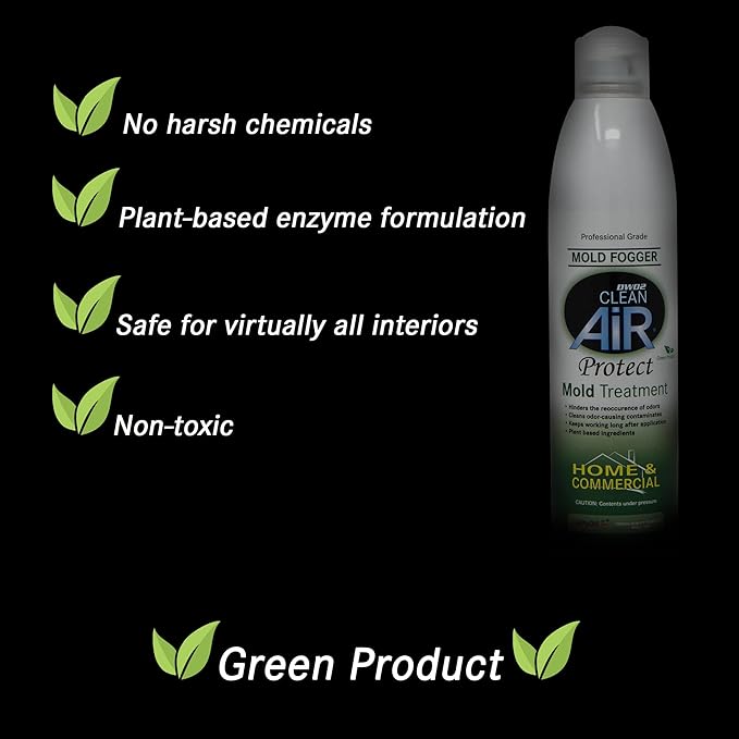 Protect™ Home &amp Commercial Mold-Treatment Plant-Based Mold-Odor Remover Fogger Treatment - eco-friendly solution for a safer and healthier living and working space. (14 oz)