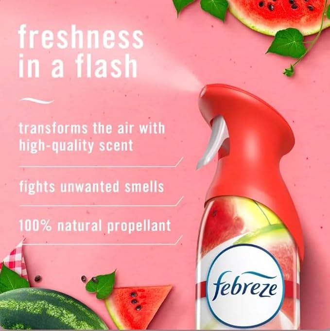 Febreeze Air Mist Sweet Watermelon Vine Limited Edition Room Spray 2 Pack
