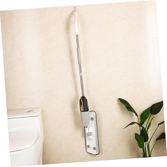 Mop with Refillable Wet Pads Rotatable Microfiber Flat Mop for Efficient Floor Cleaning for Hardwood Tile and Marble Surfaces Easy to Use with Water Tank