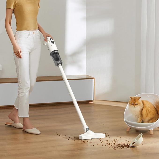 Cordless Vacuum Cleaner - Handheld Stick Vacuum High Suction Dust Remover | Household Carpet Hard Floor Cleaning Tool Lightweight Powerful