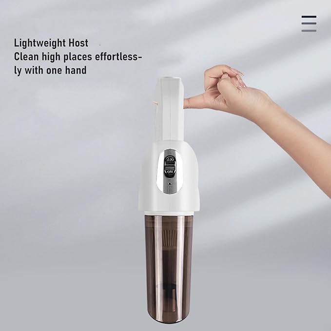 Cordless Vacuum Cleaner 20000Pa Powerful Suction Stick Vacuum for Carpet Pet Hair Hardwood Floors with Crevice Nozzle and Hose