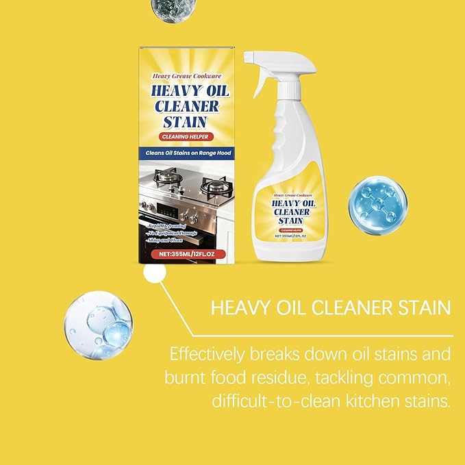 Powerful Kitchen Degreaser Foam Spray Kitchen Heavy Oil Cleaning Agent All Purpose Household Cleaning Spray for Oven All Purpose