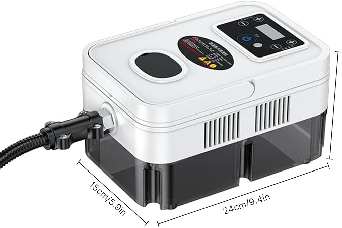 Handheld Multi-Surface Steam Cleaner with 4pcs Accessories Touch Screen 6 Levels Adjustable 15s Fast Steam Deep Cleaning with Portable Handle 1200ml/40.5oz Water Tank for Sofa Window Glass Kitchen