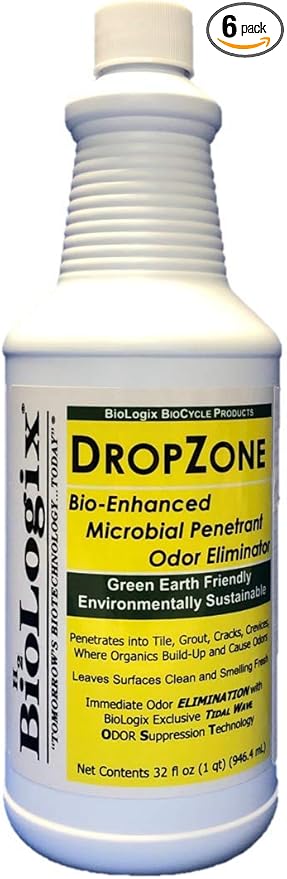 BioLogix DropZone exclusive OST (Odor Suppression Technology) is environmentally friendly and safe for use on virtually all hard surfaces and areas where stubborn stains (6 Quart Case)