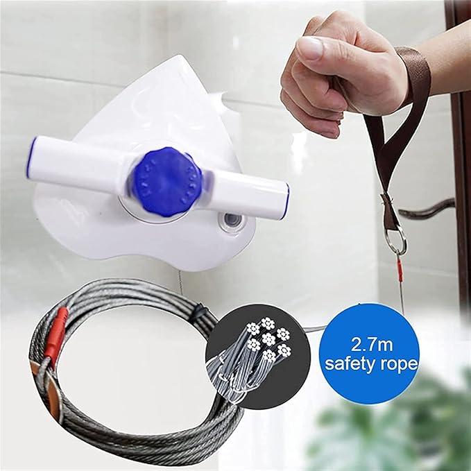 Magnetic Window Cleaner Magnetic Double Side Glass Cleaner Glider Washing Brush Equipment Glass Wiper Cleaning Tool (Blue 5~16mm)