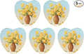 5PCS Car Air Freshener Hanging Personalized Double Sided Yellow Lily Car Fresheners Long Lasting New Cars Scents Cute Automotive Freshies for Closets Drawers (tea)