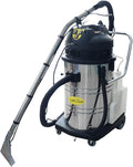 60L Commercial Carpet Cleaner 6 in 1 Multi-Purpose Portable Floor Cleaning MachineCarpet Deep Cleaner with 360° swiveling wheels for Sofas Curtains Floor Home Hotel