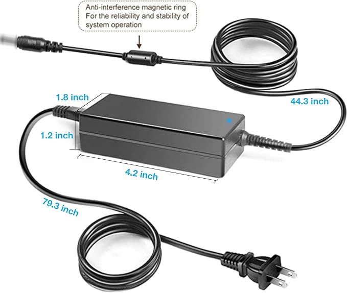24V AC/DC Adapter Compatible with ECOVACS Winbot W1 PRO W1PRO WG888-12 Window Cleaning Robot Intelligent Cleaning Water Spray 2800Pa BLJ96W240400P-US 24VDC Power Supply Cord Battery Charger