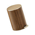 12L Elegant Wood Grained Trash Can with Large Capacity Sealed Trash Can with Lid for Home Or Office Use Large Capacity Garbage Bin