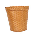 DECHOUS Grass Woven Storage Basket Stylish Non-Covered Wastebasket for Home and Office Multi-Purpose Organizer Paper Container for Living Room and Bedroom