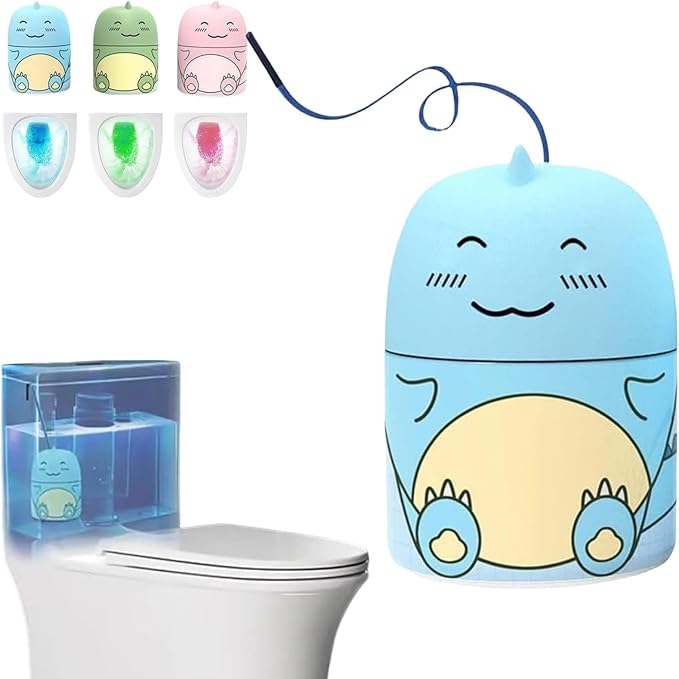 Toilet Cleaner &amp Toilet Deodorizer Cute Cartoon Bowl Cleaner with Ocean Jasmine And Peach Scent - Long Lasting Deodorizing
