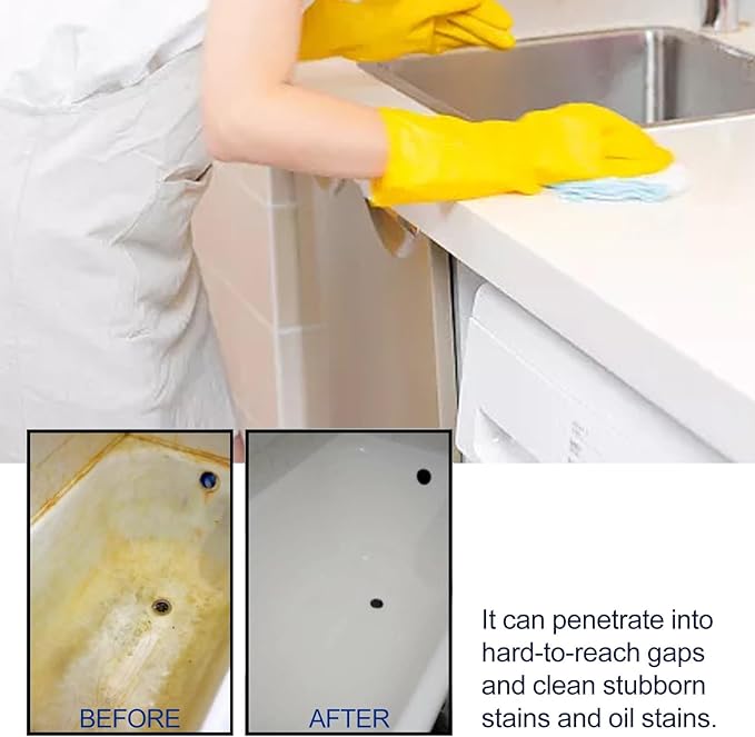 Multi-Purpose Cleaning Tablets For Bathroom Kitchen &amp Stove - Deep Clean Tough Stains &amp Grease(3PCS)