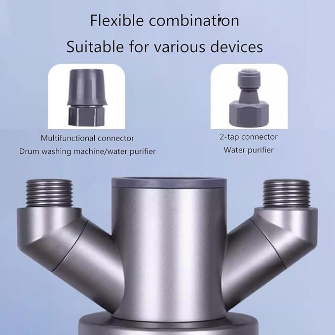 Effective Drainages Solution Smell-Proof Triples Sink Connector Drain Interfaces Simple Install for Bathroom