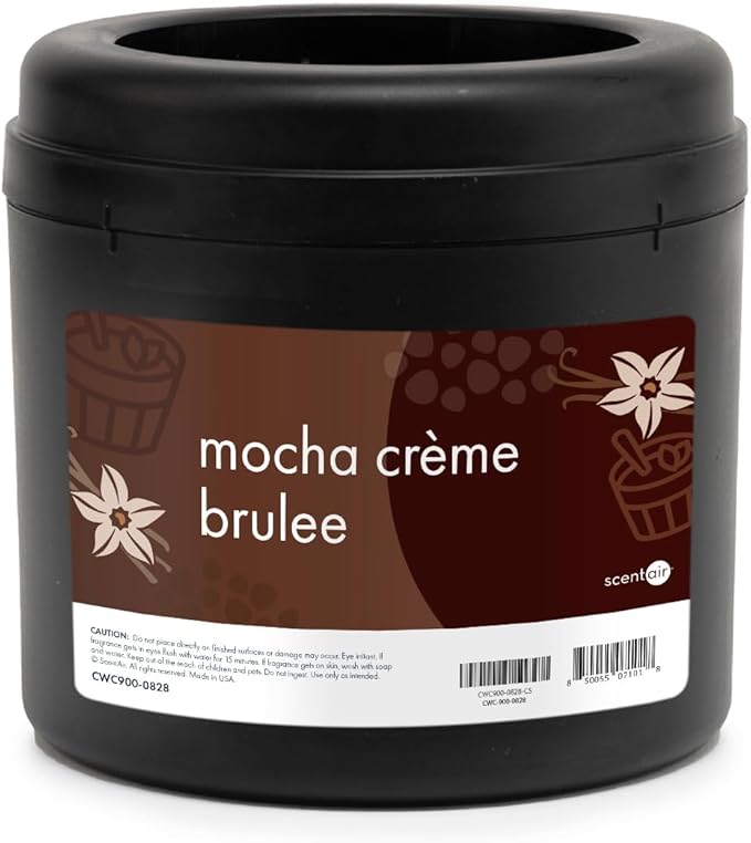 ScentAir Whisper Home Monthly Plug-in Refill Fragrance Cartridge for Home and Office Amazon Exclusive Mocha Creme Brulee