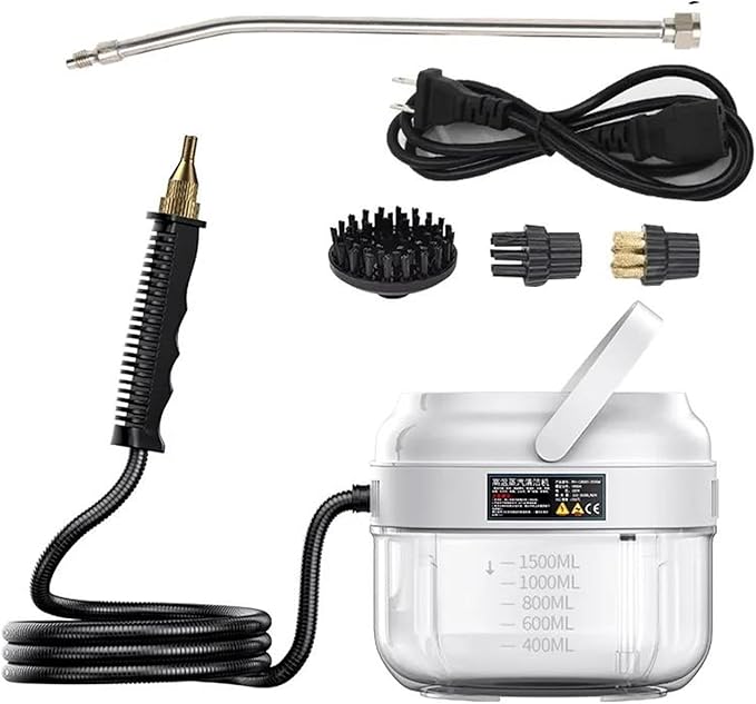 3500W Portable Steam Cleaner Steam Shot Cleaner Handheld High Temperature Steamer for Car Detailing Furniture Kitchen Bathroom Grout And Tile